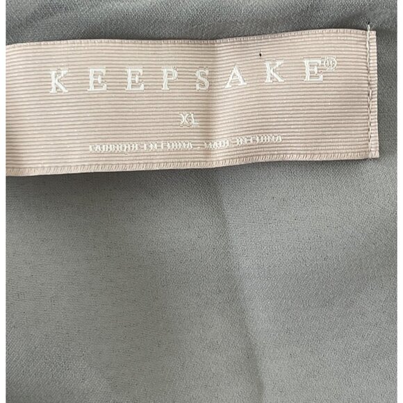 Keepsake The Label No Signs Midi Dress Silver Sequin Size XL New Years Formal - Picture 8 of 12